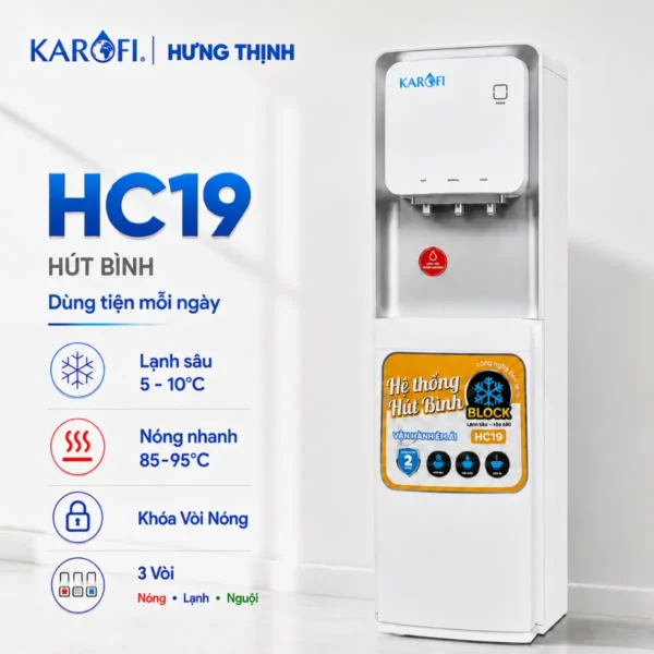 Cây Nước Nóng Lạnh Karofi HC19